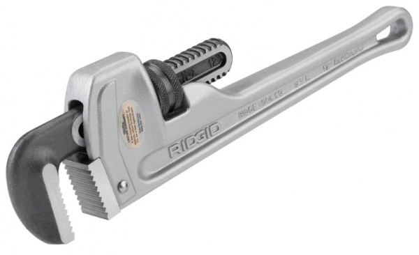 Алюминиевый прямой трубный ключ Ridgid 812