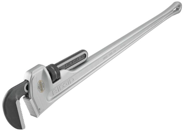 Алюминиевый прямой трубный ключ Ridgid 848