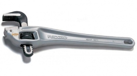 Алюминиевый коленчатый трубный ключ Ridgid 14