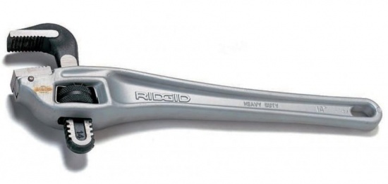 Алюминиевый коленчатый трубный ключ Ridgid 24